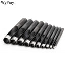 High Quality Hole Puncher Leather Hole Punch Round Steel Leather Craft Hollow Hole Punch 1mm-25mm Gaskets Plastic Rubber Tools