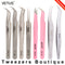 Makeup Professional Eyelash Tweezers 3D Volume Eyelash Extension Tweezer Fan Lash Eyebrow Tweezers VETUS Excellent Closure