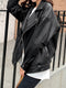 Sungtin Faux Leather Jacket Women Casual PU Loose Motorcycle Jackets Female Streetwear Oversized Coat Korean Chic New Spring