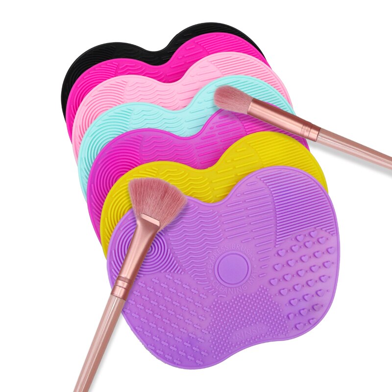 Newest Silicone Brush Cleaner Cosmetic Make Up Washing Brush Gel Cleaning Mat Foundation Makeup Brush Cleaner Pad Scrubbe Board