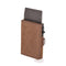 Vintage Crazy Horse Leather Men Wallets Luxury  RFID Protection Mini Metal Wallet  Zipper Coin Pocket  for Men and Women