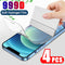 4Pcs Hydrogel Film Full Cover For iPhone 11 12 13 14 Pro Max mini Screen Protector For iPhone 14 8 7 Plus 6 5s SE 2020 Not Glass