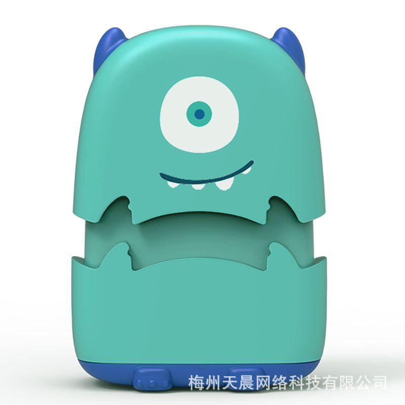 Baby Name Stamp Custom-made DIY Gift for Children Seal Student Clothes Chapter Not Easy to Fade Security Cute Monsters Toy