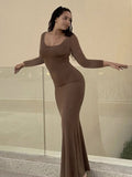 BOOFEENAA Strap Backless Long Maxi Dresses Party Club Vacation Outfits for Women Sexy Casual Summer Dress 2022 Wholesale C85CZ24