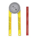 Woodworking Scale Mitre Saw Protractor Angle Level with Marking Pencil Carpenter Angle Finder Measuring Ruler Meter Gauge Tools