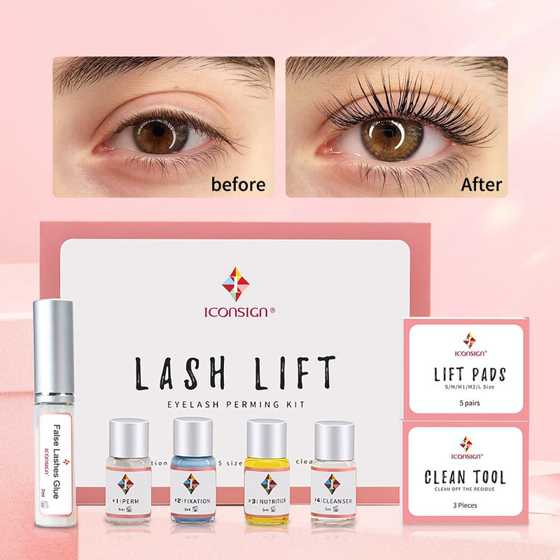 Dropshipping ICONSIGN Lash Lift Kit Lash Lifiting Eyelash Perm Kit Lash Curling Eyelash Enhancer Eye Makeup Can Do Your Logo
