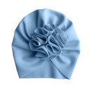 Cute Flower Baby Hat Toddler Turban Infant Head wraps Kids Bonnet Newborn Toddler Beanie Cap for  0-18m