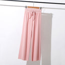Plaid Thin pants women summer 2022 new high-waisted loose-fitting straight trousers dropshipping tug pants casual pants