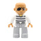 Big Size Action Figures City Princess Policemen Family Building Block Doll Character Accessory Toys Assembly Children Kids Gift