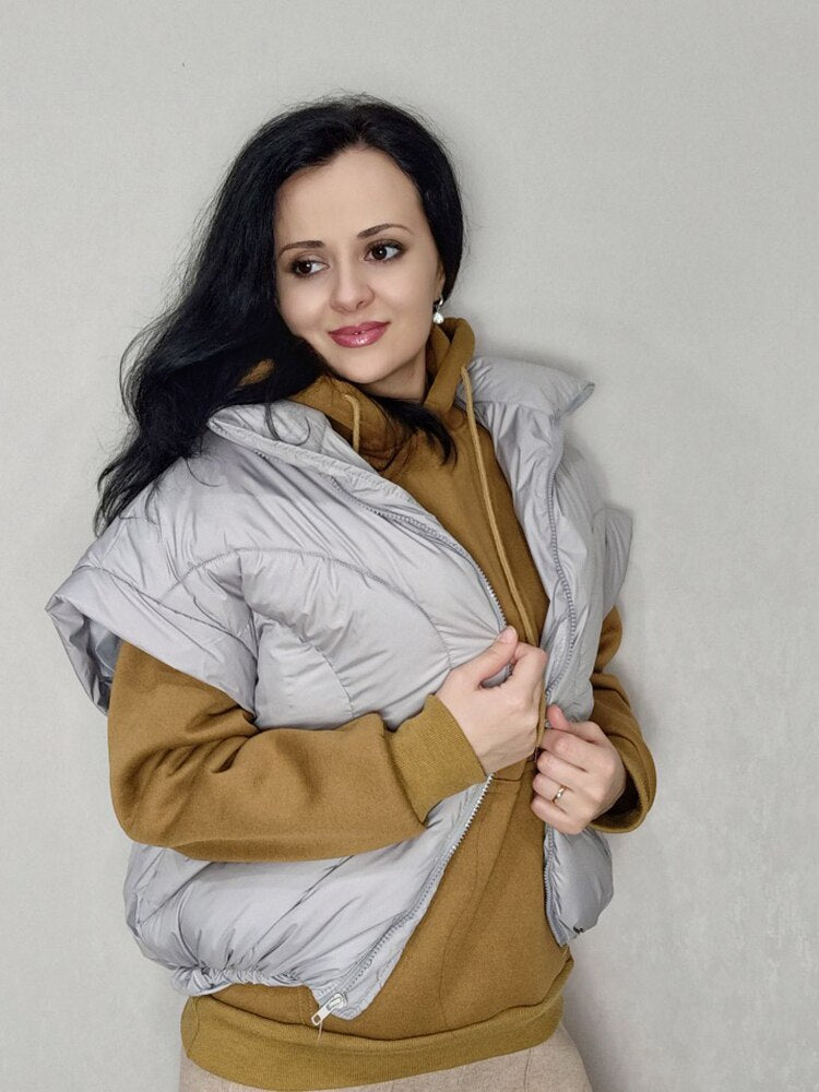 Womens Puffy Vest - Down Vest Jacket for Women  Women's Lightweight Water-Resistant Packable Puffer Vest