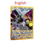 10000HP Arceus Vmax DIY Golden Pokemon Cards in English Iron Metal Pokmo Letters Kids Gift Game Collection Cards
