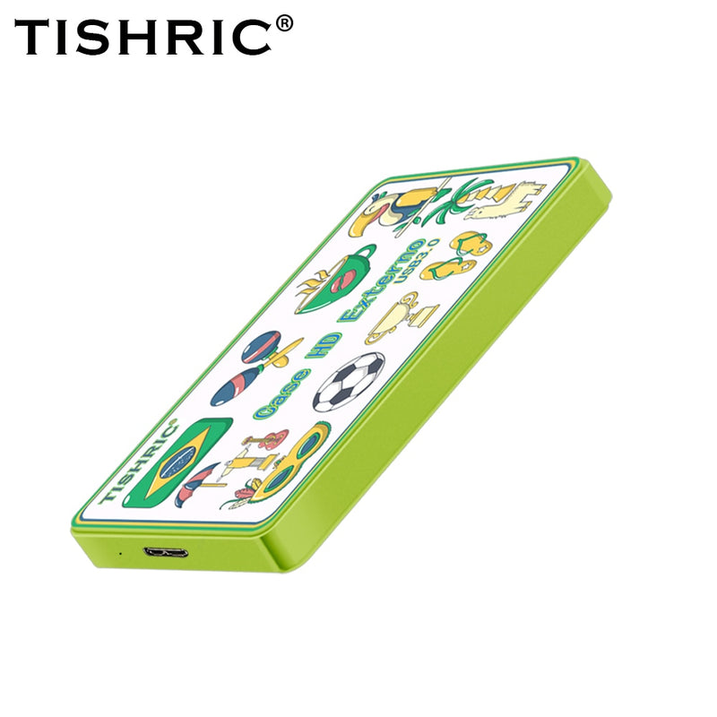 TISHRIC External HD Case 2.5 HDD Case SSD External Hard Drive Box Enclosure 6Gbps 10TB SATA to USB 3.0 Hard Disk Case Adapter