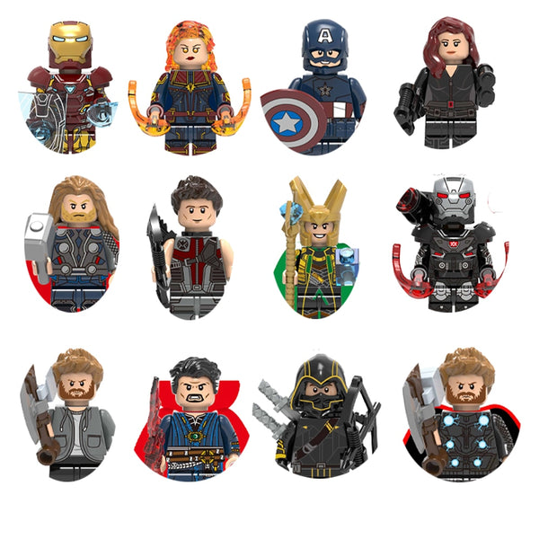XH1261 Building Blocks Disney Anime Bricks Mini Action Toy Figures Assemble Blocks Kids Child Toys Gift