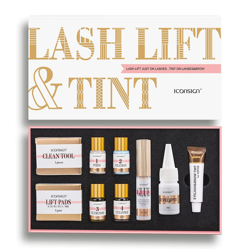 ICONSIGN Lash Lift EyeLash Eyebrow Dye Tint Kit Lashes Perm Set Make Lashes Charming Eyelash Styling Eyebrow Eye Makeup Tools