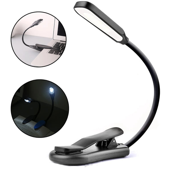 Adjustment Book Light LED Mini Portable Reading Night Light Flexible Easy Clip Eye Protection Travel Lamp Student Stationary