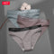 FINETOO 3Pcs/Set Colorful Stripes Panties Women&