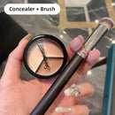 3-Color Concealer Palette Moisturize Long Lasting Cover Dark Circles Acne Pores Cream Shading Highlighter Face Makeup Cometics
