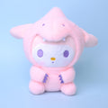 Sanrio 10cm Kuromi My Melody KT Cat PC Dog Hello Kitty Keychain  Anime Plush Figure Pendant Accessories Cute Animals Toys