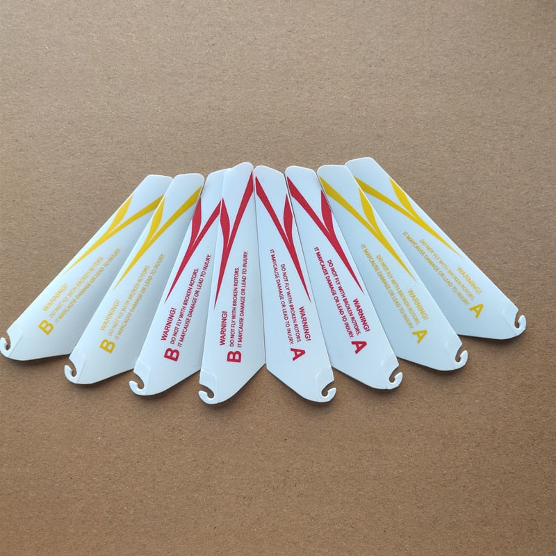 4pcs AB 9CM spare blades Fans Props for r/c mini helicopter rotor rc CH002 CH023  Drone Copter Toys Spare Parts Accessories