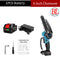 6/8 Inch Brushless Chain Saw Cordless Handheld Pruning Saw Portable Woodworking Electric Saw Cutting Tool with Lithium Battery