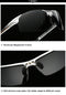 AORON Driving Polarized Sunglasses Men Aluminum Magnesium Frame Sport Sun Glasses Driver Retro Goggles Sunglass UV400 Anti-Glare