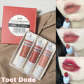 3 Colors Lipstick Velvet Matte Set Liquid Lipstick Waterproof Nude Lip Gloss Long Lasting Sexy Women Lip Tint Mud Cosmetics Kit