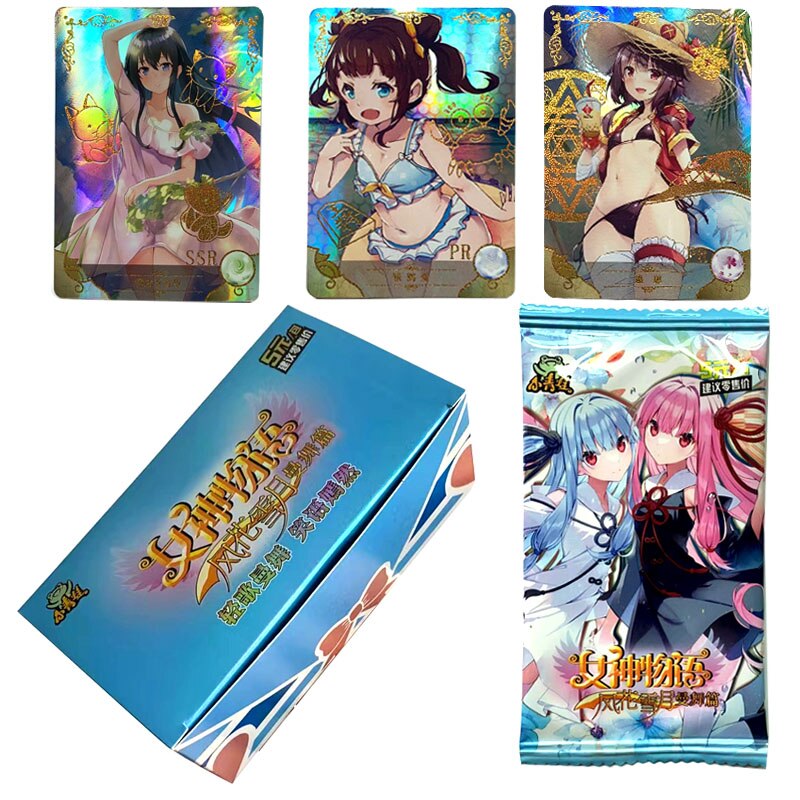 Goddess Story Feast Collection Cards Child Kids Birthday Gift Game Cards Table Toys For Family Christmas Gifts