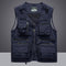 Summer Men Unloading Tactical Vest Coat Casual Men&
