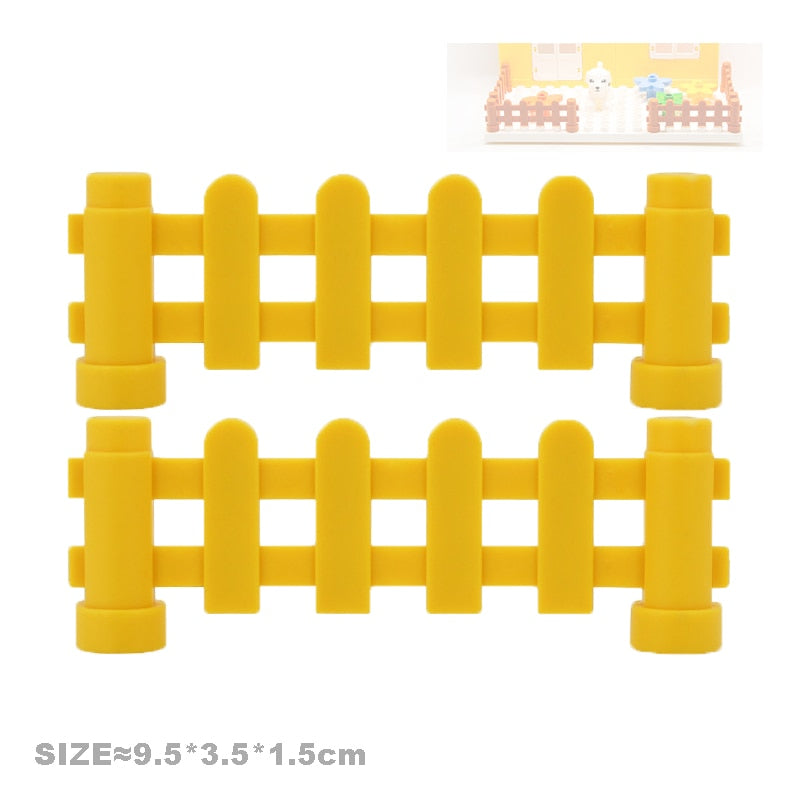 Big Building Blocks Pipeline Playground Spin Parts Slide Ladder Gear Swing Compatible Bricks Baby Assemble Interactive Toys Gift