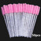 Disposable Crystal Eyelashes Brush Comb 25/50Pcs Eye Lashes Extension Mascara Wands Makeup Professional Makeup Beauty Tool