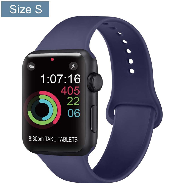 Silicone Bracelet Band For Apple Watch Strap 8 7 6 5 4 3 2 SE 42MM 38MM 44MM 40MM Strap For iWatch 41MM 45MM Smart Watch correa