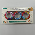 3pcs Finger Magnetic Rings Colorful Fidget Toy Set Adult Magnets Spinner Rings for Relieve Stress Anxiety Relief Therapy