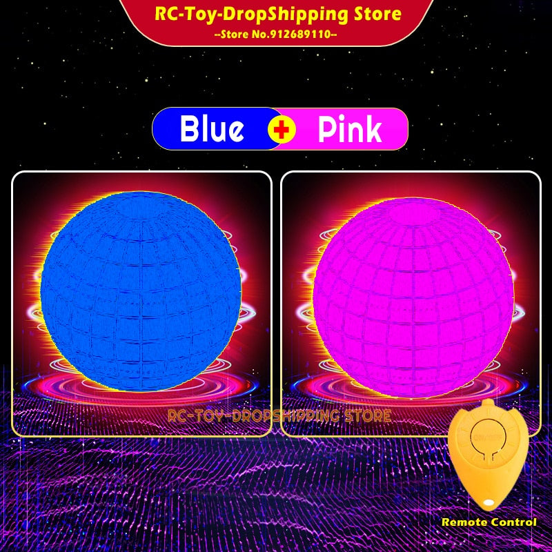 Flying Ball Boomerang Fly Orb Magic With LED Lights Drone Hover Ball Fly Nova Orb Flying Spinner Children Toys Christmas Gifts