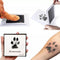 Safe Non-toxic Baby Footprints Handprint No Touch Skin Inkless Ink Pads Kits for 0-10 Months Newborn Pet Dog Footprint Souvenir