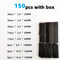 140/150 PCS Boxed 2:1 Times Shrink Electronic DIY Heat Shrink Tube Set Thermoresistant Tube Wire Connection Insulated Polyolefin