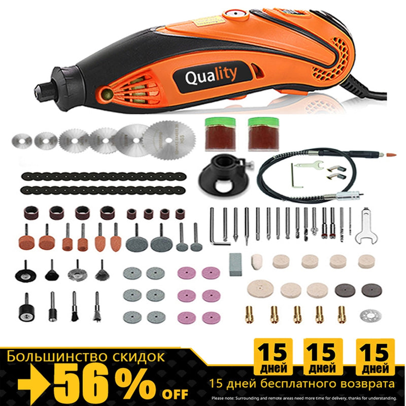 110V 220V Power Tools Electric Mini Drill Die Grinder Engraver Polisher with Rotary Tools Set Kit  For  3000 4000