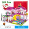 Friends City House Summer Holiday Villa Castle Building Blocks Sets Figures Swimming Pool DIY Toys for Kids Girls Christmas Gift