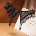 Sexy Crotch Opening Women&#39;s Panties Lingerie Lace Bowknot G-string Thong Floral Temptation Underwear for Ladies Erotic Pantys