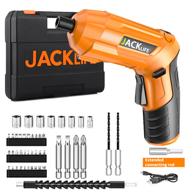 Electric Screwdriver Battery Rechargeable Cordless Screwdriver Powerful Impact Wireless Screwdriver Drill Electric Screw Driver