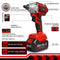 WOSAI 20V Cordless Brushless Electric Wrench Impact Wrench Socket Wrench 320N.m Li-ion Battery Hand Drill Installation