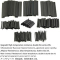 127pcs Heat Shrink Tube Wires Shrinking Wrap Tubing Wire Connect Cover Protection Cable Electric Cable Waterproof Shrinkable 2:1