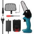 21V 4-6Inch Portable Electric Pruning-Saw 88VF Wood Spliting Chainsaw Brush Motor One-handed Woodworking Tool for Garden Orchard