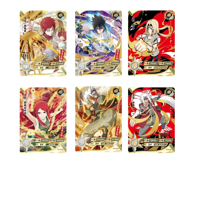 The New KAYOU Naruto Card The Chapter of Soldiers Naruto Bronzing Inheritance Collection BP Card Children&