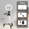 10&quot; 26cm LED Selfie Ring Light Photography Video Light RingLight Phone Stand Tripod Fill Light Dimmable Lamp Trepied Streaming