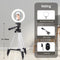 10&quot; 26cm LED Selfie Ring Light Photography Video Light RingLight Phone Stand Tripod Fill Light Dimmable Lamp Trepied Streaming