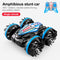 Newest High-tech Remote Control Car 2.4G Amphibious Stunt RC Car Double-sided Tumbling Driving Children&