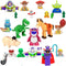 Disney 4cm Children Anime figure Building Blocks Kid Gift Toy Model Mini City Movies Characters Figurine Compatible With Lego