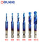 New Titanium Plated Hex Shank HSS Screw Thread Metric Tap Drill Bits Screw Machine Compound M3 M4 M5 M6 M8 M10 Hand Tools