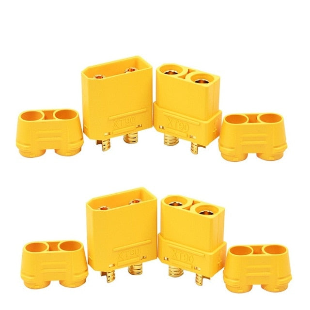 10 x Amass XT60+ XT60H XT30U XT90H Plug Connector With Sheath Housing 5 Male 5 Female (5 Pair )
