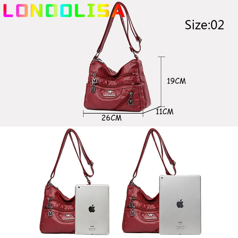 High Quality Soft Leather Luxury Purses and Handbags Women&